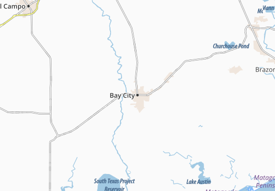 Mapa Bay City