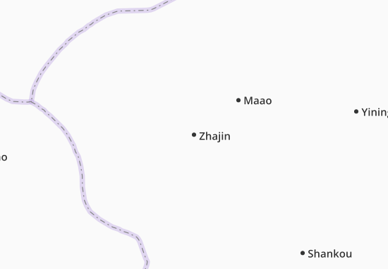 Mapa Zhajin