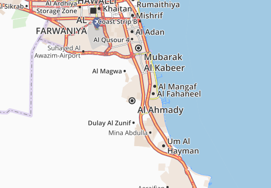 Karte Stadtplan Al Ahmady City 5
