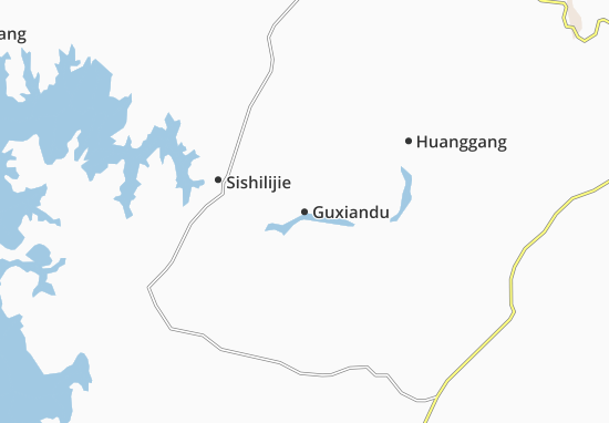 Kaart Plattegrond Guxiandu