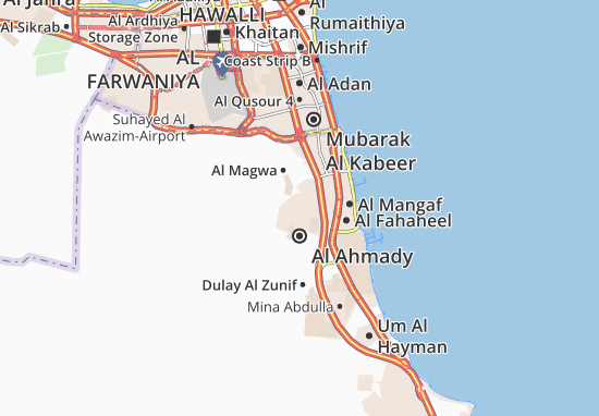 Mapa Al Ahmady