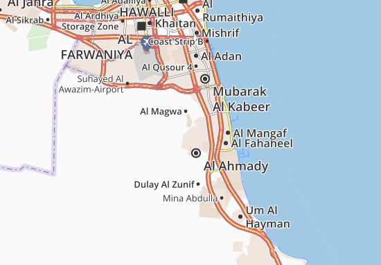 Kaart Plattegrond Al Ahmady City 13