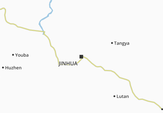 Kaart Plattegrond Jinhua