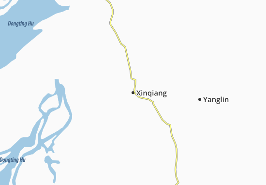 Karte Stadtplan Xinqiang