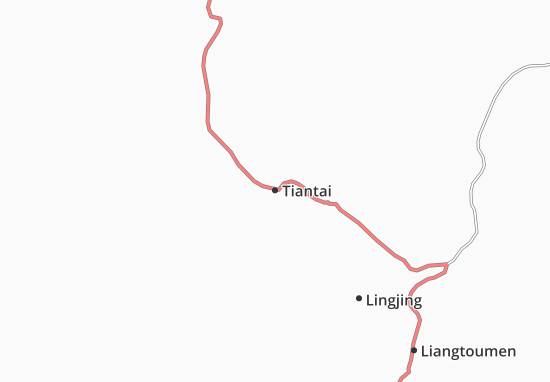 Karte Stadtplan Tiantai