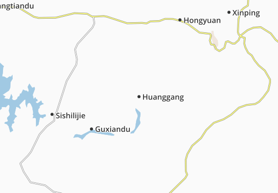 Kaart Plattegrond Huanggang