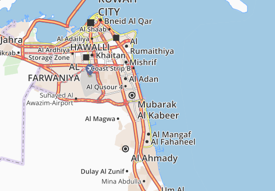 Karte Stadtplan Abu Ftaira