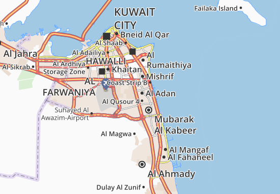 Mapa Al Adan 4