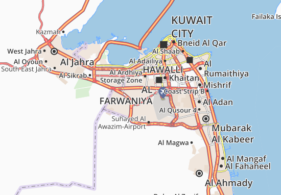 Mapa Abdullah Al Mubarak-West Jleeb 3