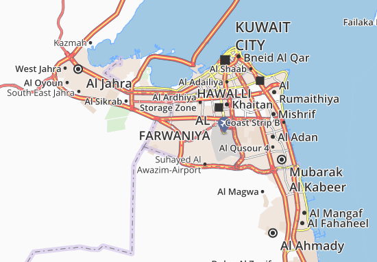 Mapa Abdullah Al Mubarak-West Jleeb 5