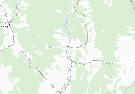Kaart Plattegrond Namiquipa