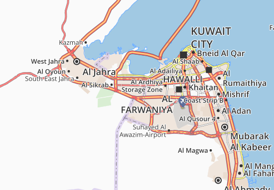 Karte Stadtplan Al Sulaibiya Industrial 2
