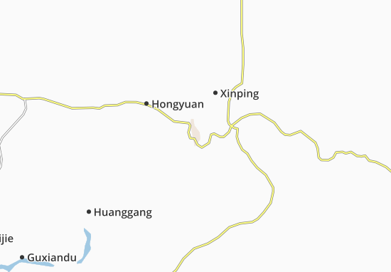 Kaart Plattegrond Jingdezhen