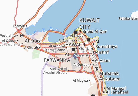 Karte Stadtplan Al Rabiya