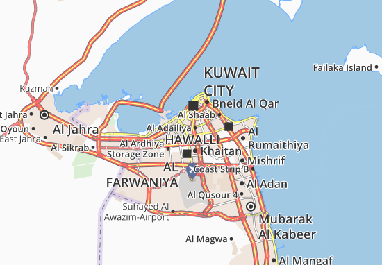 Kaart Plattegrond Al Khaldiya 3