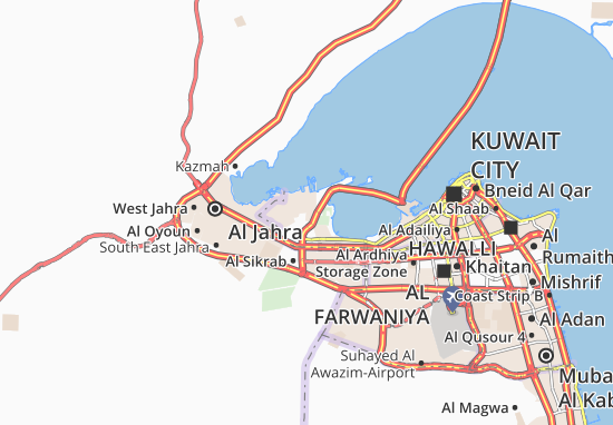 Mapa Mina Doha