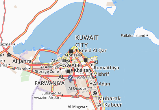 Kaart Plattegrond Al Daiyah 3