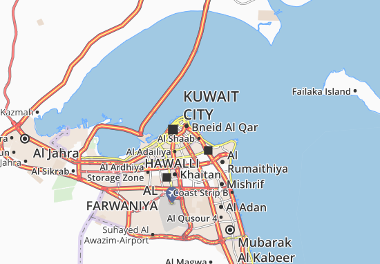 Kaart Plattegrond Al Dasma 6