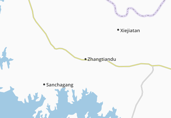 Mapa Zhangtiandu