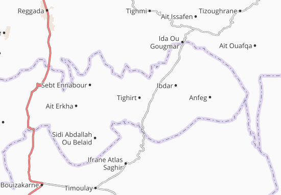 Mapa Tighirt