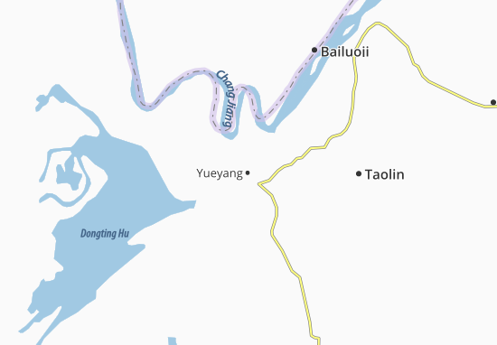 Mapa Yueyang