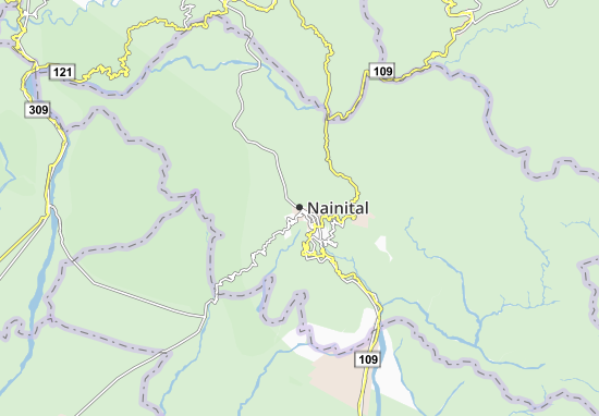 Mapa Nainital