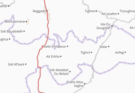 Mapa Sebt Ennabour