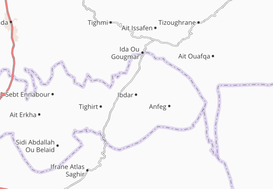 Mapa Ibdar