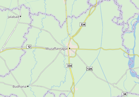 Karte Stadtplan Muzaffarnagar