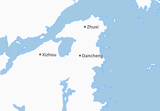 Mapa Dancheng