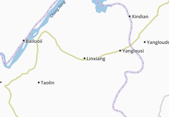 Mapa Linxiang