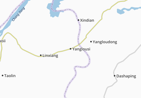 Kaart Plattegrond Yanglousi