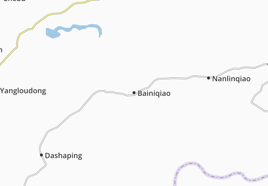 Mapa Bainiqiao