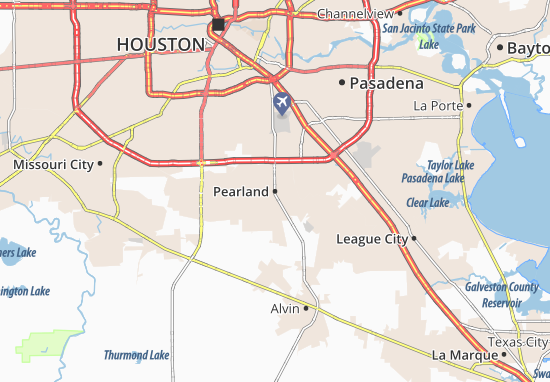 Mappe-Piantine Pearland