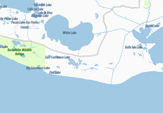 Pecan Island Louisiana Map Michelin Pecan Island Map - Viamichelin