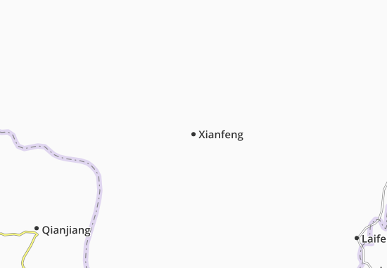 Mapa Xianfeng