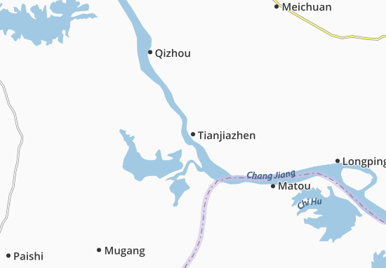 Mapa Tianjiazhen