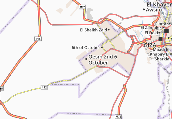Mapa Qesm 2nd 6 October