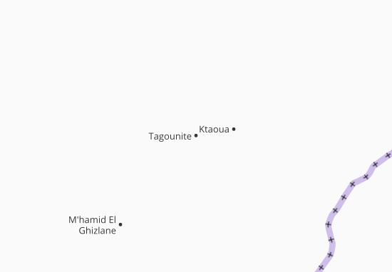Mapa Tagounite