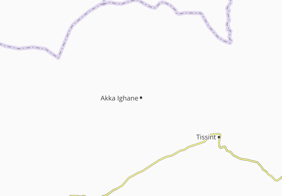 Mapa Akka Ighane