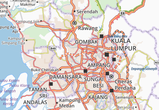 Kota Damansara Map