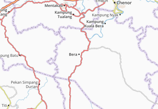 Mapa Bera