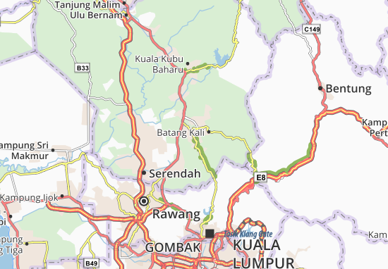 Mapa Ulu Yam