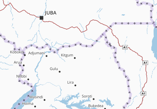 Mapa Kitgum
