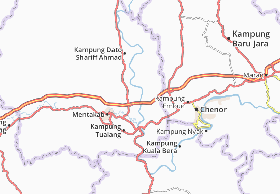 Kampung Sanggang Map