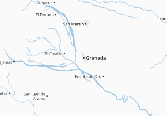 Karte Stadtplan Granada