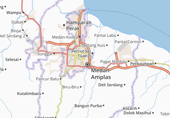 Mapa Medan Area