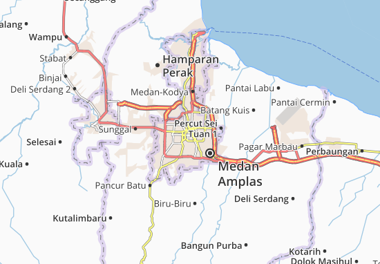 Mapa Medan Maimun
