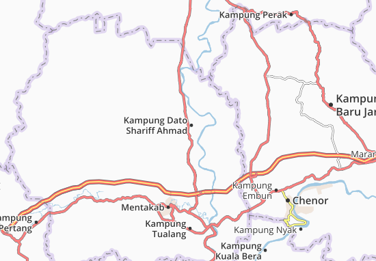 Carte-Plan Kampung Dato Shariff Ahmad