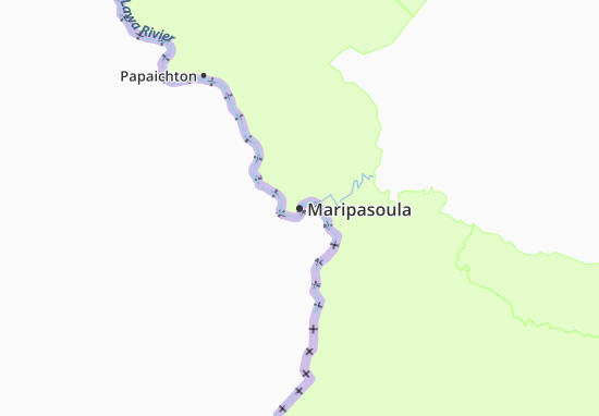 Kaart Plattegrond Maripasoula